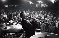 Benny Goodman playing clarinet